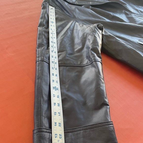 34W Women’s Genuine leather coat Navy Blue - Picture 13 of 16